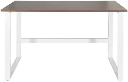 hjh OFFICE WORKSPACE LIGHT I   120x60 - Scrivania  Noce / bianco