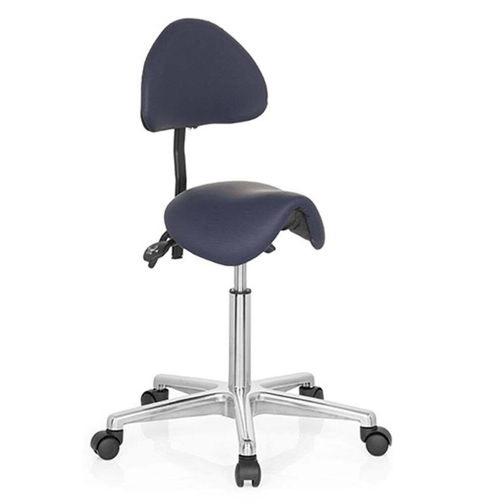 hjh OFFICE TOP WORK 20 - Sgabello a sella Blu