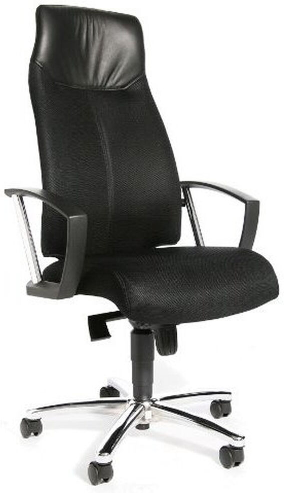 Topstar HIGH SIT UP - Poltrona professionale  Nero tessuto