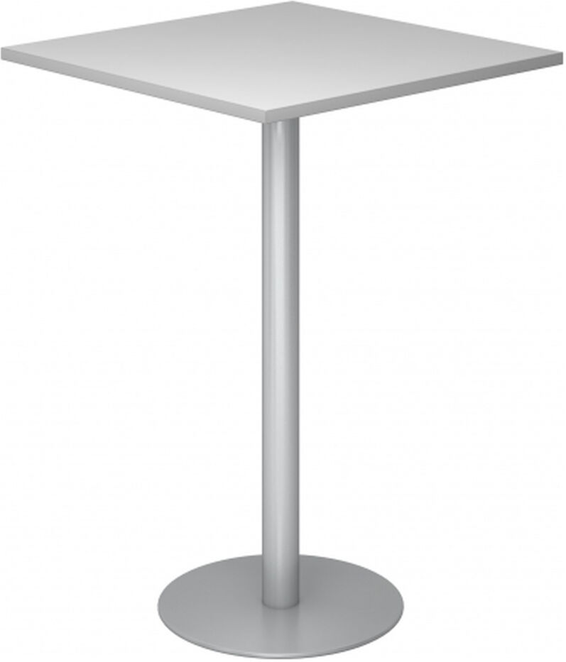 hjh OFFICE PRO BISTRO H88Q S - Sistema tavolo da conferenza Grigio 80x80 argento