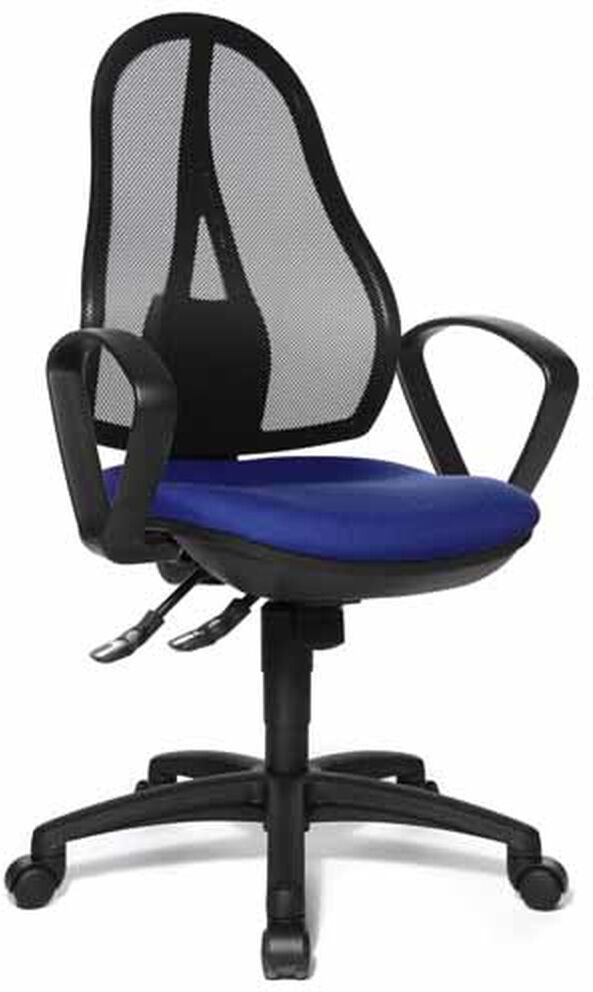 Topstar Open Point SY AL.B2(B) - Sedia da ufficio professionale Blu tessuto