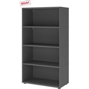 hjh OFFICE PRO FlexWall   Altezza 4 raccoglitori   4 x unità con piedini regolabili - Grafite