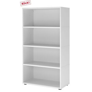 hjh OFFICE PRO FlexWall   Altezza 4 raccoglitori   4 x unità con piedini regolabili - Bianco