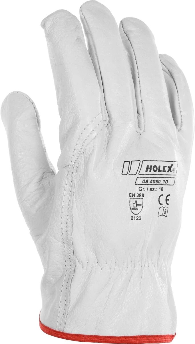 Holex Paio di guanti in pelle Driver, senza fodera (122862)