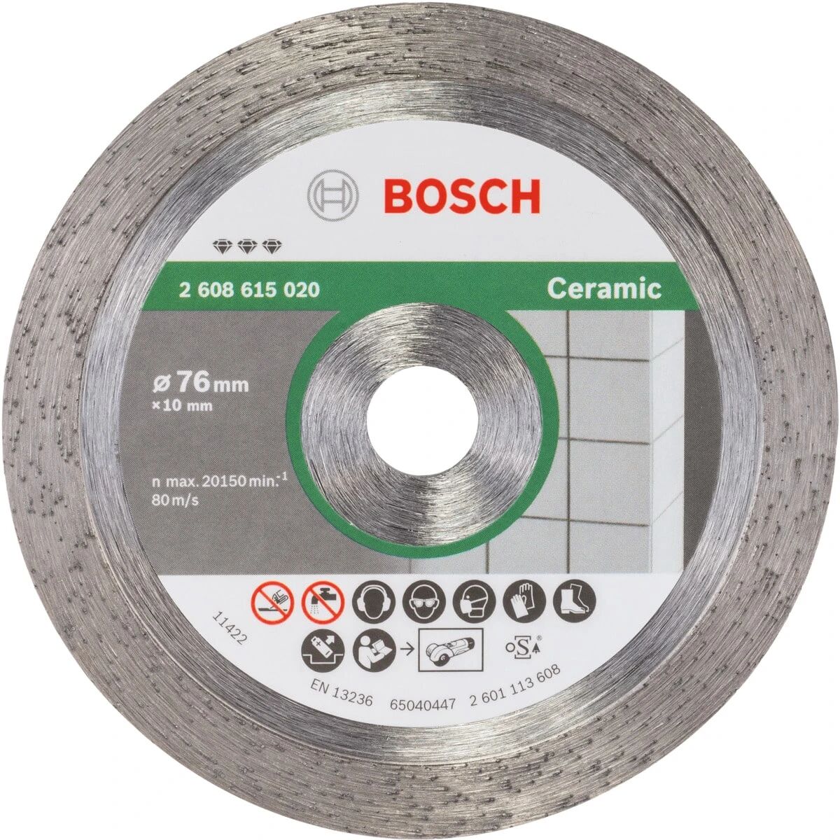 Bosch Disco diamantato per troncatura, ⌀ Disco: 76 mm (193939)