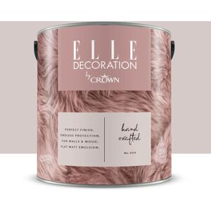 ELLE DECORATION Pittura per interni super lavabile,  by Crown rosa hand crafted 404 opaco, 2.5 L