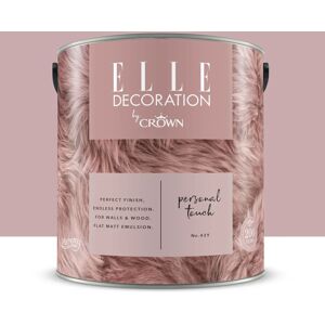 ELLE DECORATION Pittura per interni super lavabile,  by Crown rosa personal touch 429 opaco, 2.5 L