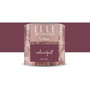 ELLE DECORATION Pittura per interni super lavabile,  by Crown bordeaux colourfast 457 opaco, 0.125 L