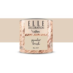 ELLE DECORATION Pittura per interni super lavabile,  by Crown beige powder brush 557 opaco, 0.125 L