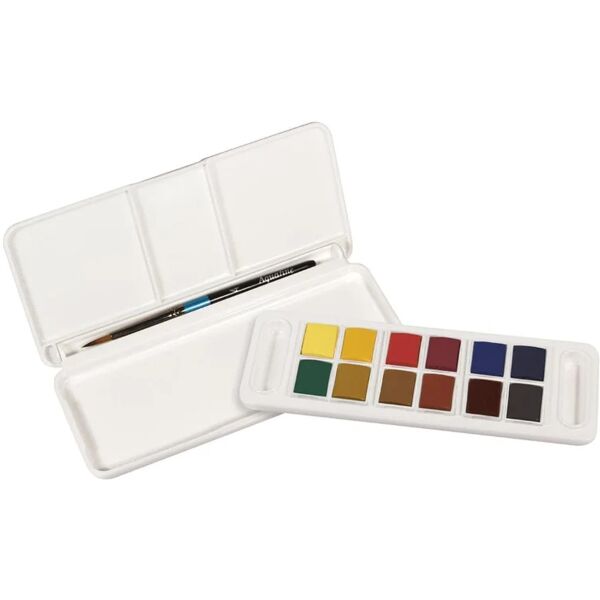 maimeri pittura  acquarelli graduate 0.08 l 12 colori diversi