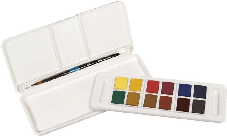 maimeri pittura  acquarelli graduate 0.08 l 12 colori diversi