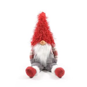 Leroy Merlin Figura natalizia rosso babbo natale L 22 x P 13 x H 54 cm