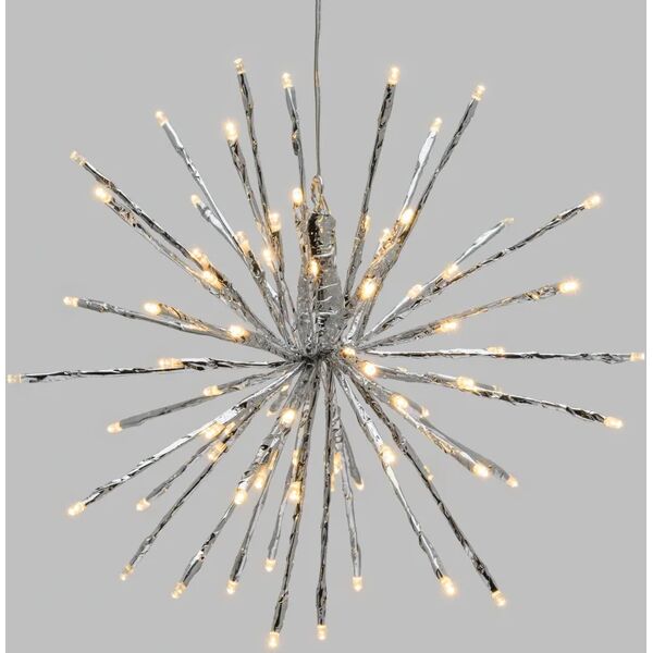 leroy merlin stella luminosa natalizia twig ball 80 lampadine bianco caldo h 30 cm