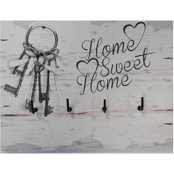 leroy merlin bacheca portachiavi home sweet home 3 ganci multicolore 200 x 150 mm x 1 cm