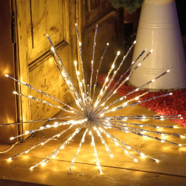 leroy merlin stella luminosa natalizia twig ball 200 lampadine bianco caldo h 100 cm