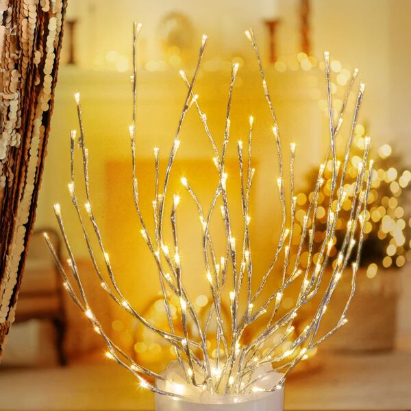 leroy merlin ramo luminoso 144 lampadine bianco caldo h 100 cm