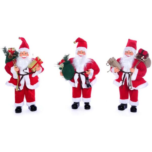 leroy merlin figura natalizia rosso babbo natale l 30 x p 24 x h 60 cm