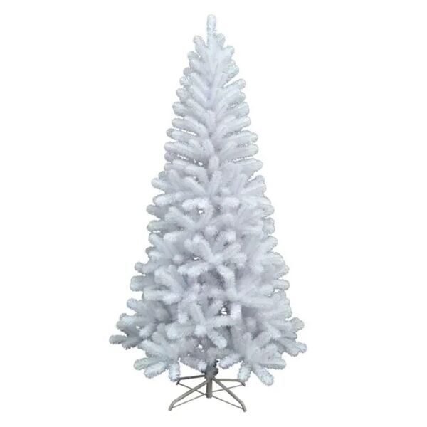 leroy merlin albero di natale artificiale alaska bianco h 210 cm