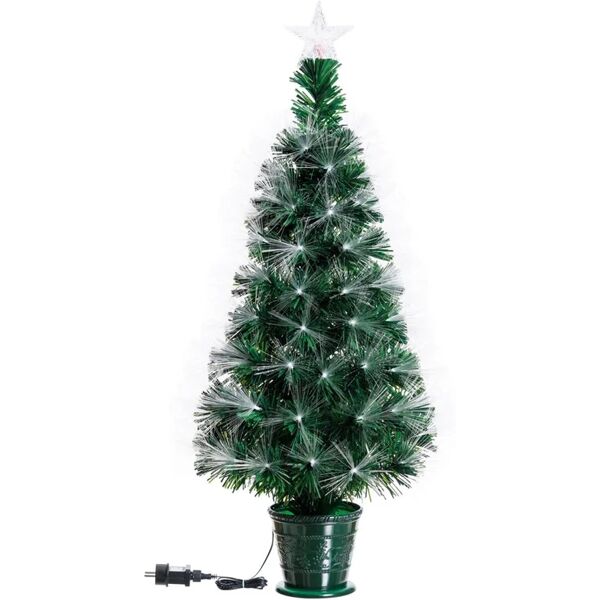 leroy merlin albero di natale artificiale verde con illuminazione h 100 cm