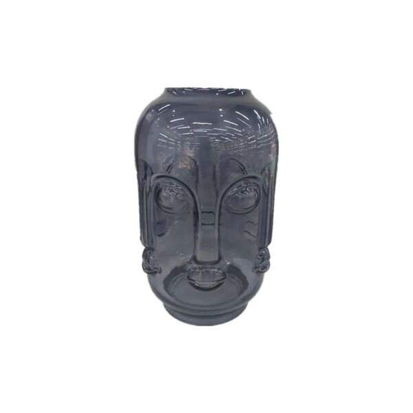 leroy merlin statua ciotola caspo' multi faccia indaco in ceramica  nero h 17 cm h