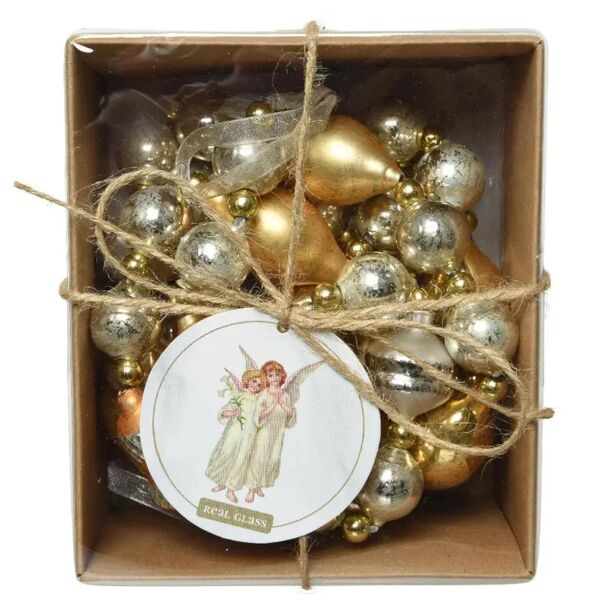 leroy merlin catena decorativa natalizia con perline sferiche e ovali multicolore l 180 cm