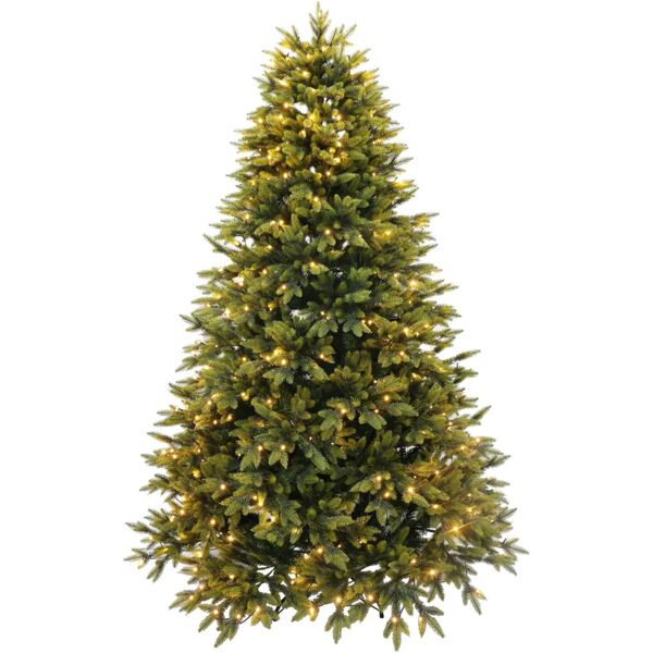 leroy merlin albero di natale artificiale majestic verde con illuminazione h 180 cm