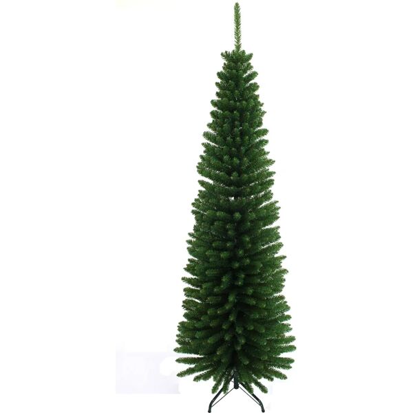 leroy merlin albero di natale artificiale toscana slim verde h 180 cm