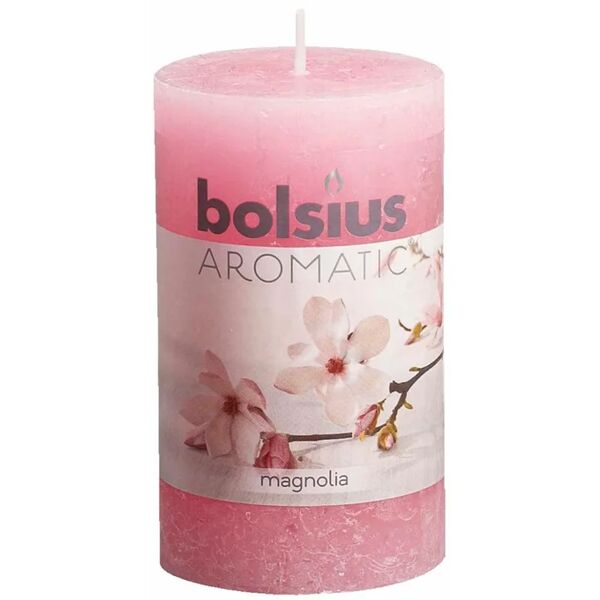 bolsius 6 pz candele rustiche profumate magnolia 103626240304