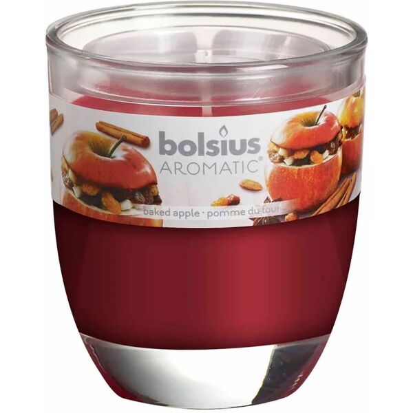 bolsius 6 pz candele profumate mela cotta rosso 103626150326