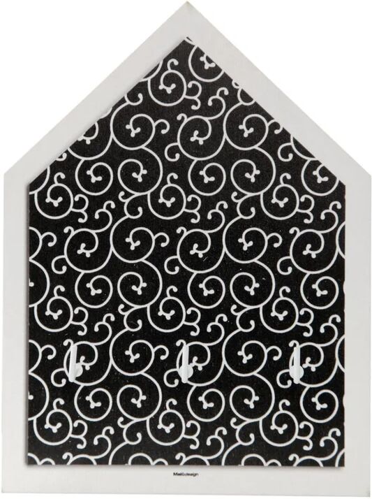 leroy merlin bacheca portachiavi arabesque nero 4 ganci multicolore 150 x 30 mm x 20 cm