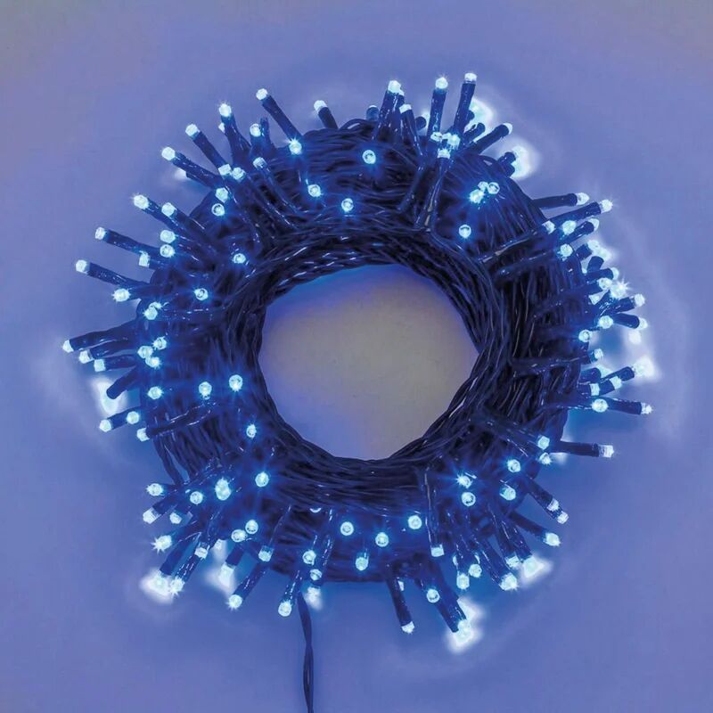 leroy merlin catena luminosa 480 lampadine led blu mini 34 m