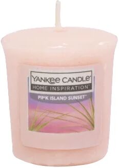 yankee candle candela profumata  essenza pink island sunset  Ø 4.6 cm h 4.8 cm