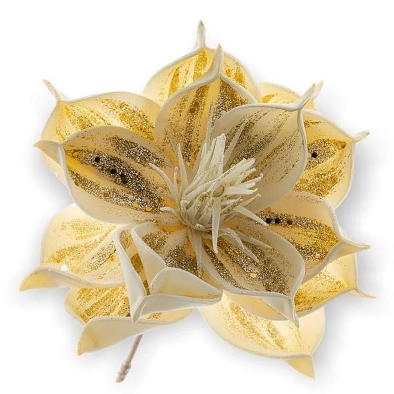 leroy merlin pianta artificiale senza vaso magnolia colore giallo oro h 25