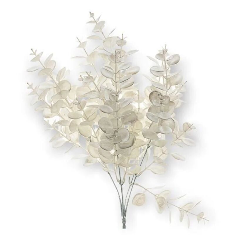 leroy merlin pianta artificiale senza vaso eucaliptus in pvc colore bianco h 36