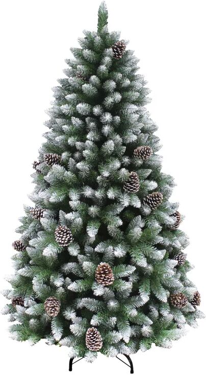 leroy merlin albero di natale artificiale innevato norway verde h 210 cm x Ø 115 cm