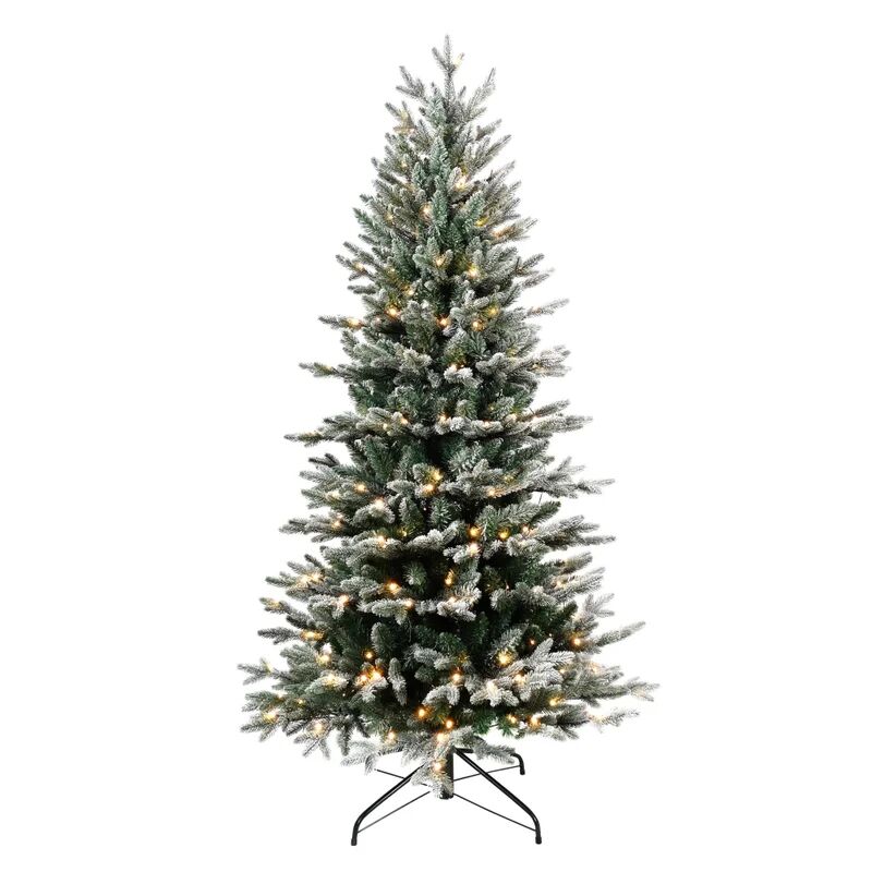 leroy merlin albero di natale artificiale john snow verde con illuminazione h 180 cm