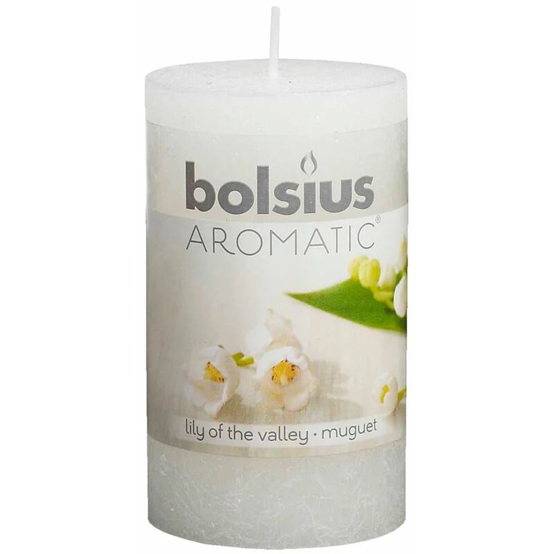 bolsius 6 pz candele rustiche profumate mughetto 103626150303