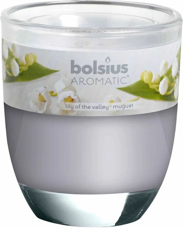 bolsius 6 pz candele profumate mughetto bianco 103626150303