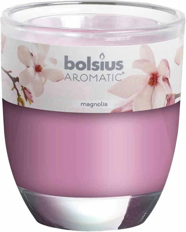 bolsius 6 pz candele profumate magnolia rosa 103626150304