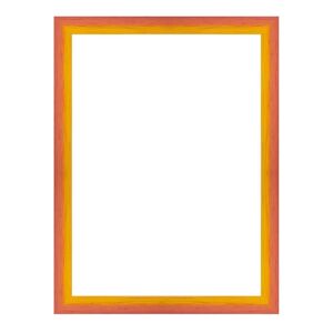 Leroy Merlin Cornice Bicolor arancione e giallo opaco per foto da 24x30 cm