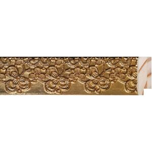 Leroy Merlin Asta per cornice Fiorenza in legno foglia oro dorato 4.3 cm