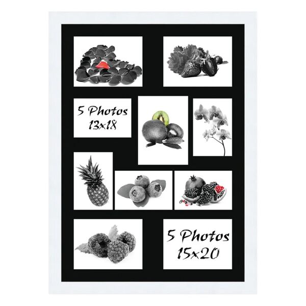 leroy merlin cornice maussane, bianco e nero misure 56 x 76 cm per 10 fotografie