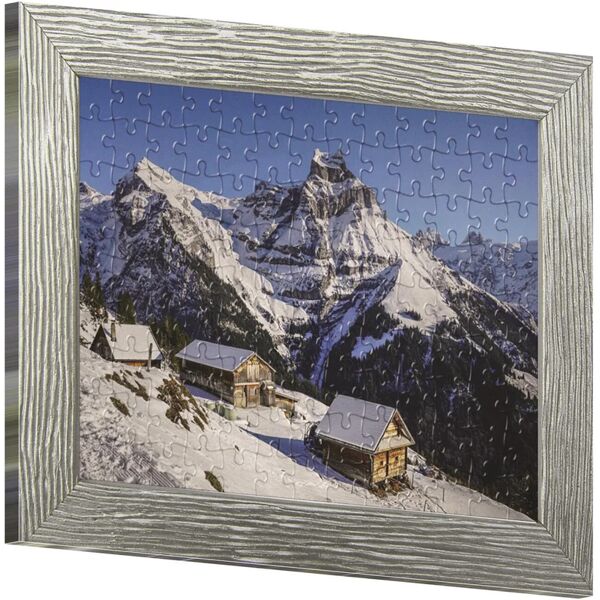 leroy merlin cornice per puzzle 1000 pezzi argento lucido per foto da 50,4x70,4 cm