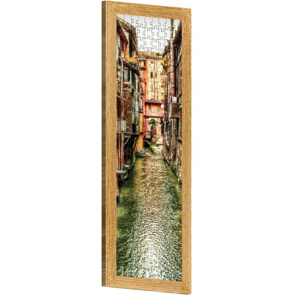 leroy merlin cornice per puzzle 1000 pezzi dorato lucido per foto da 37,4x98,4 cm