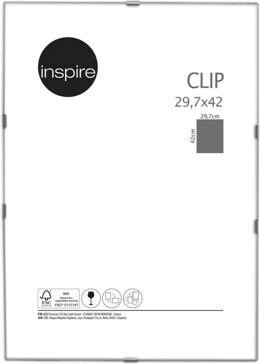 inspire cornice a giorno  clip 29.7x42 cm