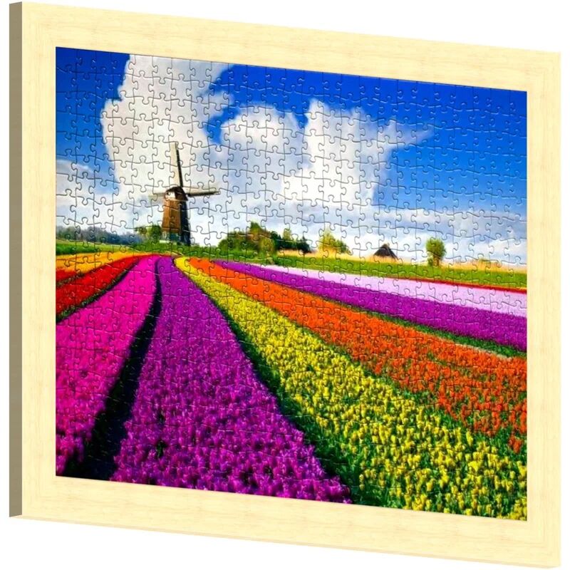 leroy merlin cornice per puzzle 500 pezzi naturale opaco per foto da 36,4x49,4 cm