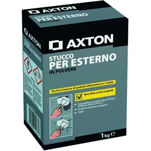 AXTON Stucco in polvere per esterno  per esterno 1 kg grigio