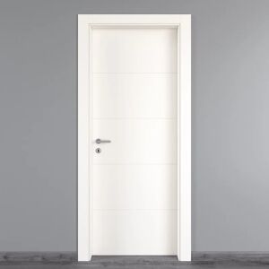 COOPLEGNO Porta battente Prado bianco L 90 x H 210 cm destra