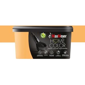 MAXMEYER Pittura per interni super lavabile,  Home Color arancio melone opaco, 2.5 L