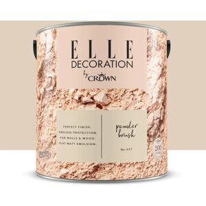 ELLE DECORATION Pittura per interni super lavabile,  by Crown beige powder brush 557 opaco, 2.5 L